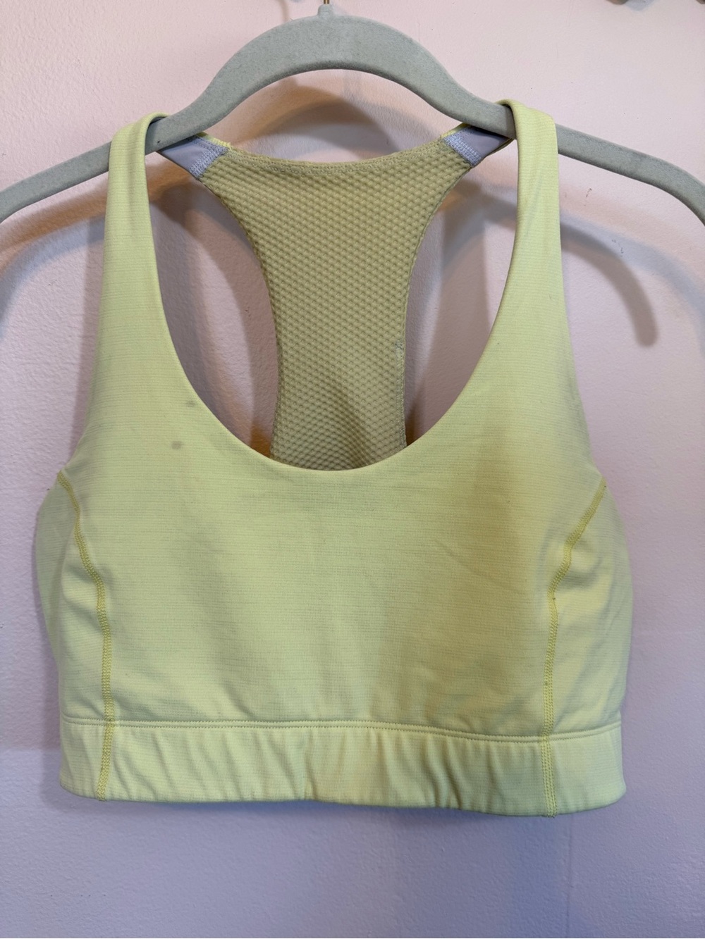 Outdoor Voices Lemon Lime Racerback Sports Bra